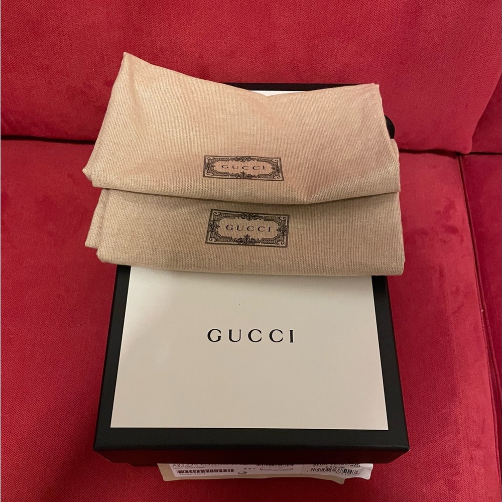 Gucci Beige and Gold GG Espadrilles - Picture 4 of 6
